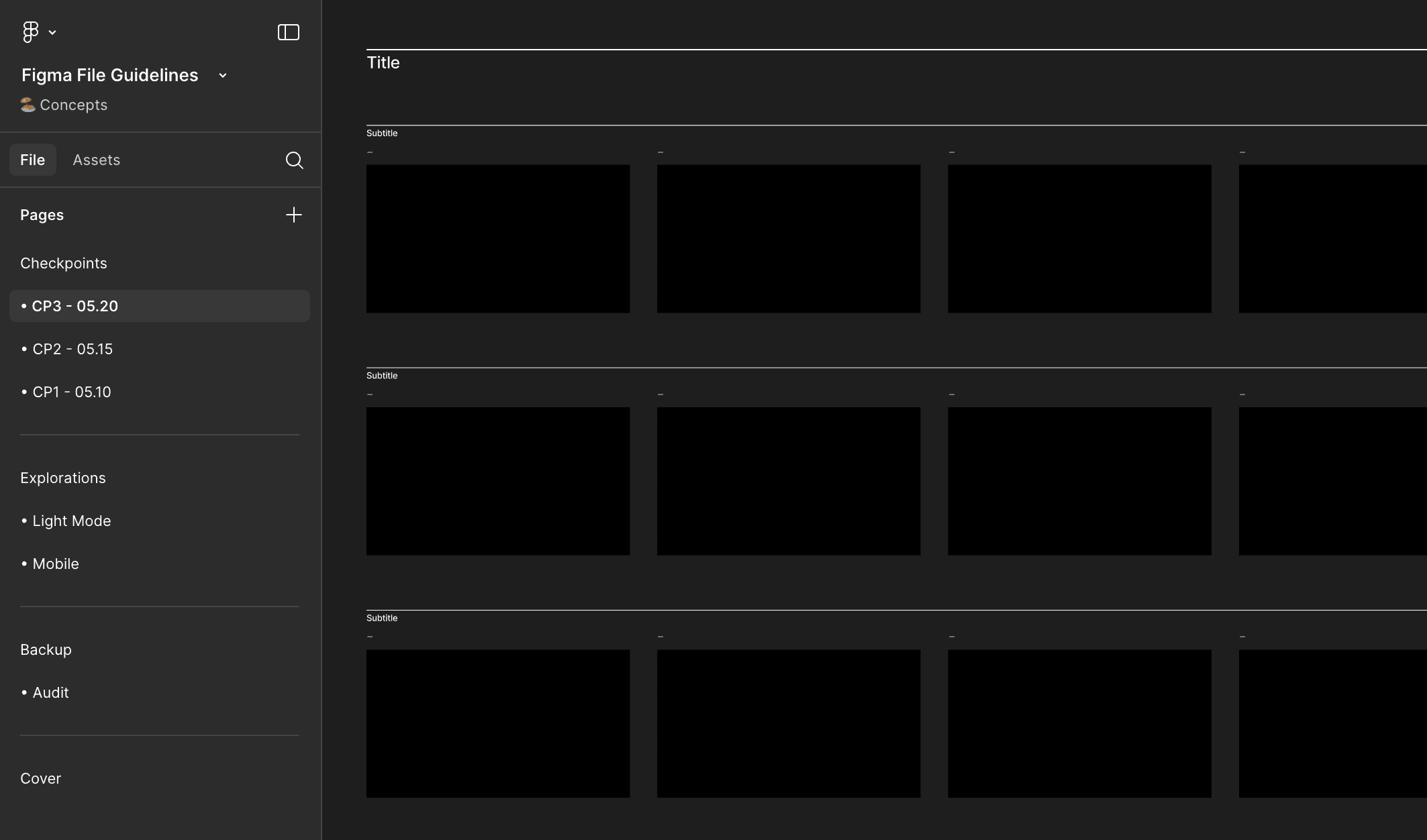 Resend Figma Structure